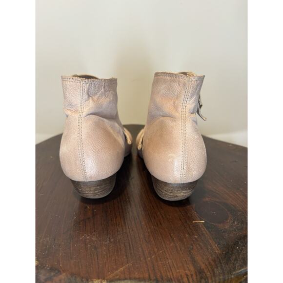 Mix Mooz Claremont Leather Open Toe Booties, 8.5 - Picture 4 of 7